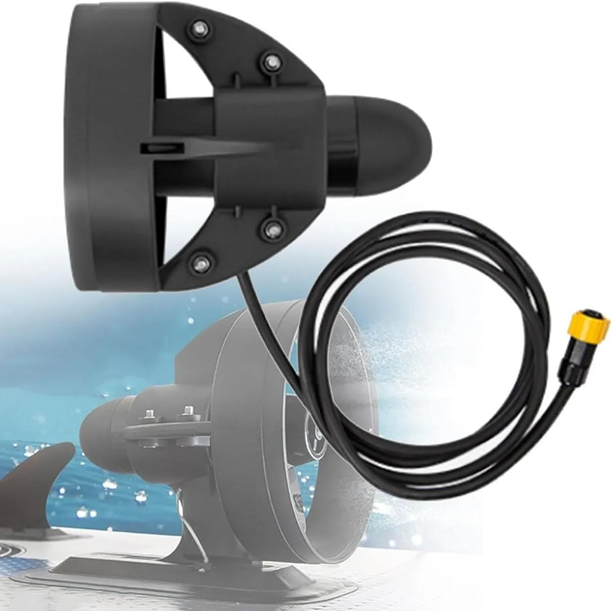 288W Electric Motorized Surfboard, Surf & SUP Fin Battery Electric Fin Stand Up Paddle Board Motor Surf Board, 12V Kayak Surfboard Rechargable Jet Powered Surfboard Kit