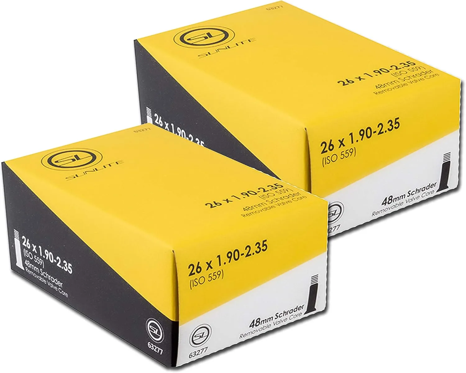 Bike Tube, 26" x 1.90-2.35 48mm Schrader Valve