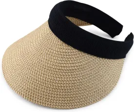 Braided 4 Inch Toyo Brim Clip On Visor with Sweatband