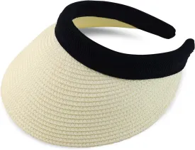 Braided 4 Inch Toyo Brim Clip On Visor with Sweatband