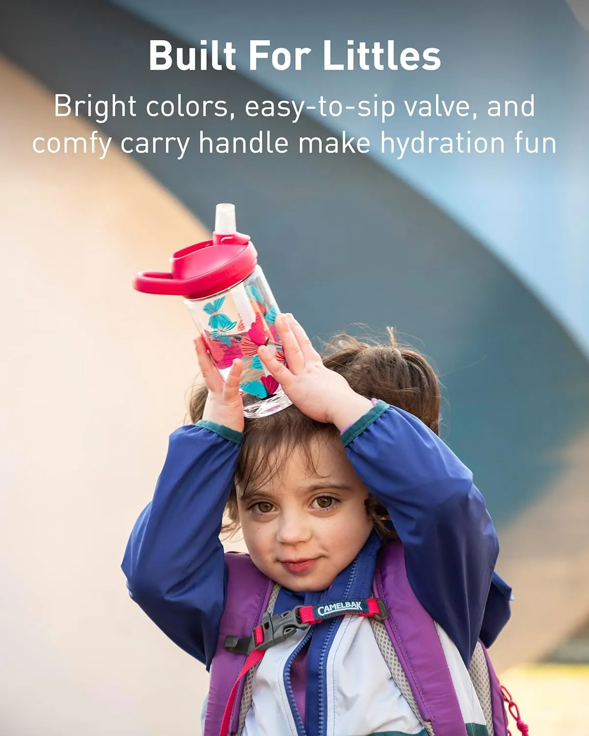 CamelBak Eddy  Kids Bite Valve Straw Tritan Renew Water Bottle