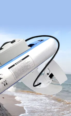 Electric Motorized Fin, DGLUYUDV 24V 12kg Thrust 360W Brushless Motor with Propeller,battery and Remote control, electric surfboard for Kayak Fishing Boat paddle board Underwater Propulsion Package