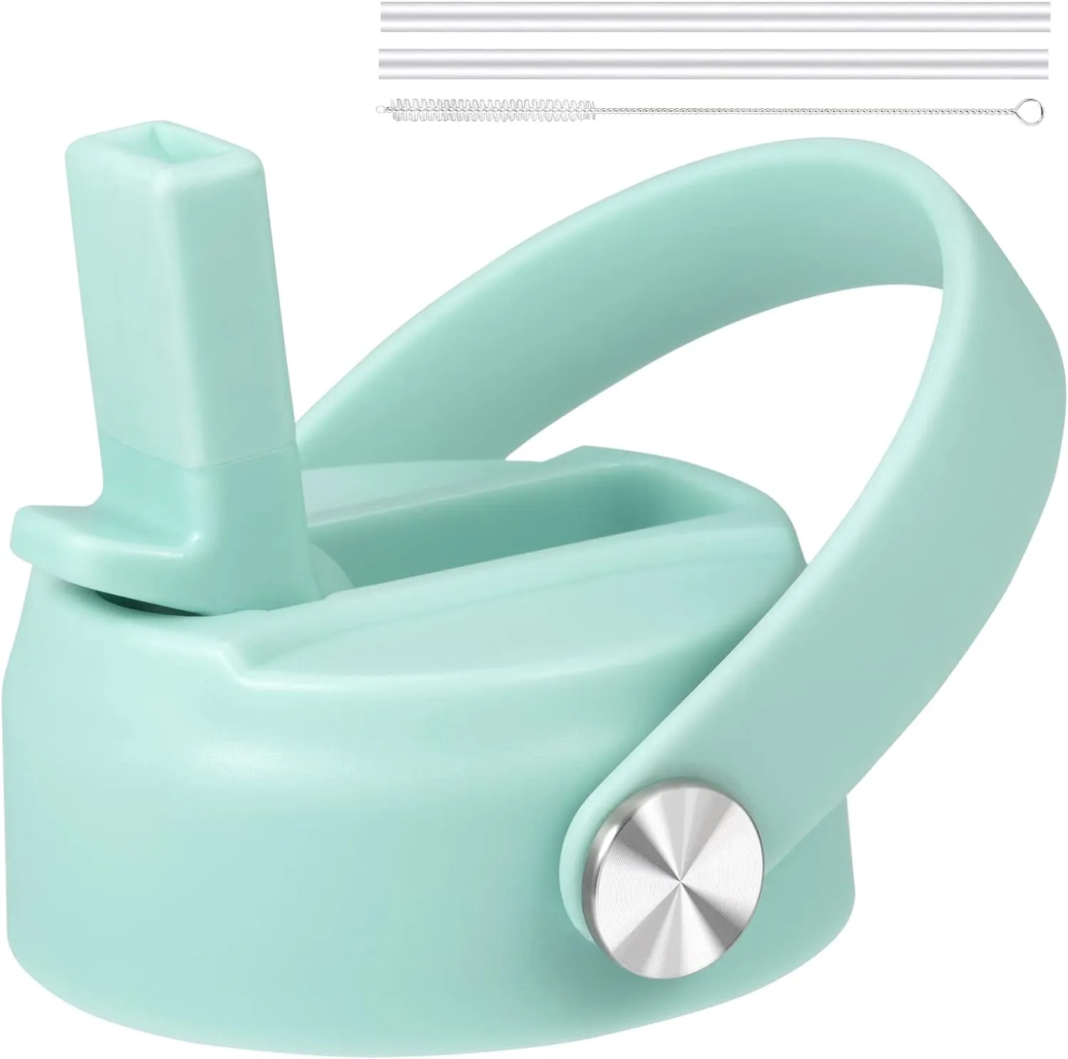 KMN Straw Lid for Hydro Flask Wide Mouth, Lids with Straw for Hydroflask 12 16 18 20 32 40 oz Wide Mouth, Replacement Straw Cap for Hydroflask, Top Sport Bottle Lids Accessories