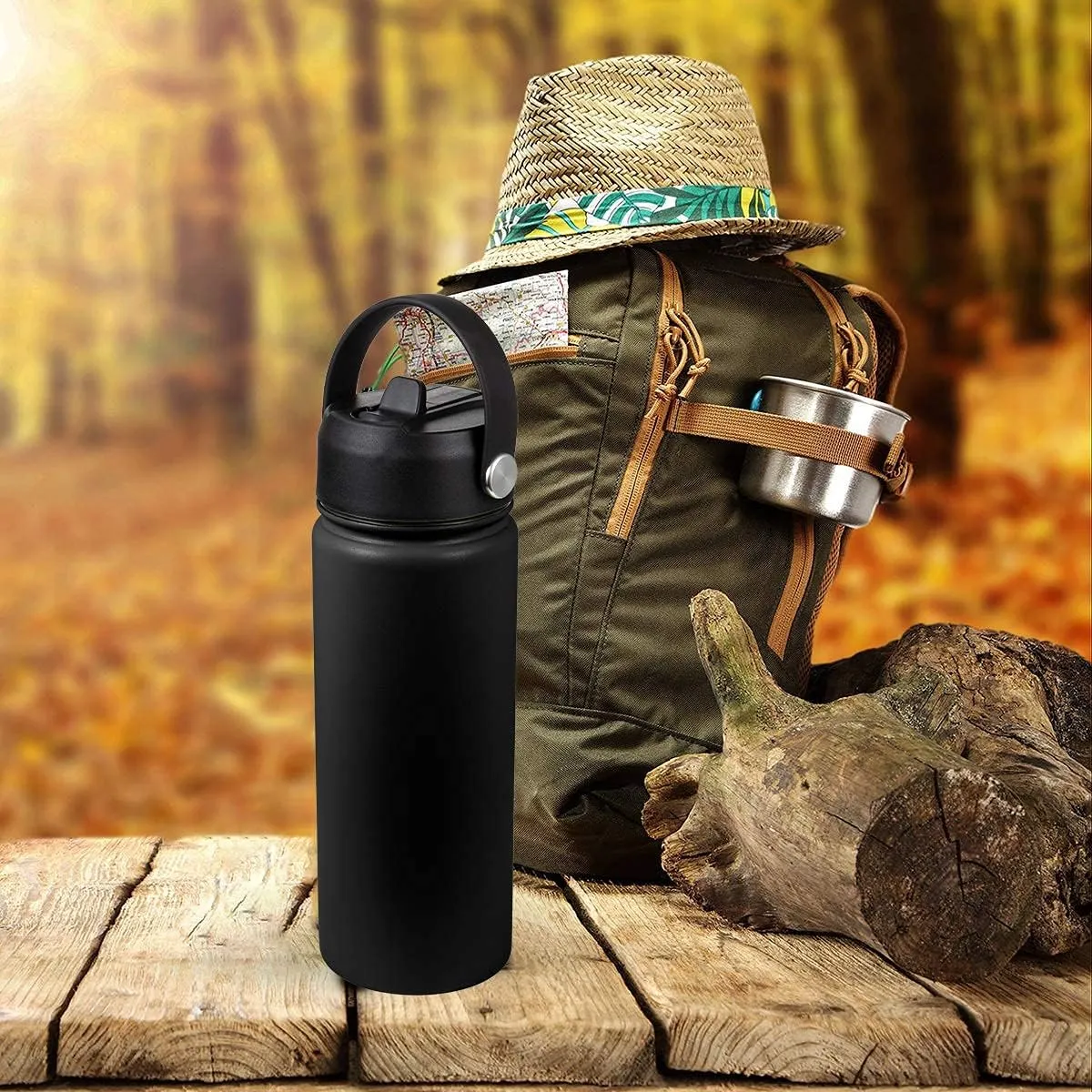 KMN Straw Lid for Hydro Flask Wide Mouth, Lids with Straw for Hydroflask 12 16 18 20 32 40 oz Wide Mouth, Replacement Straw Cap for Hydroflask, Top Sport Bottle Lids Accessories