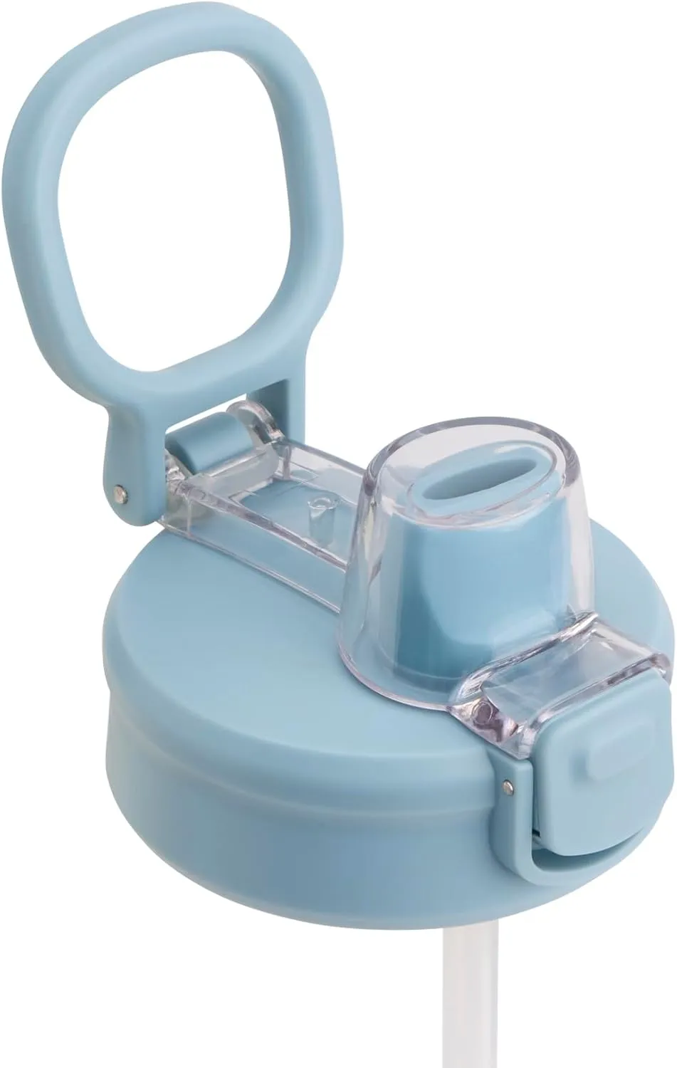 Manna Push Lid with Push-Open Locking Cover and Attached Easy-Carry Handle