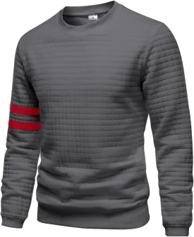 Mens Corduroy Shirt Lapel Pullover Sweatshirts Solid Button Patchwork Pullover Sweatshirts Men's Henley Shirts