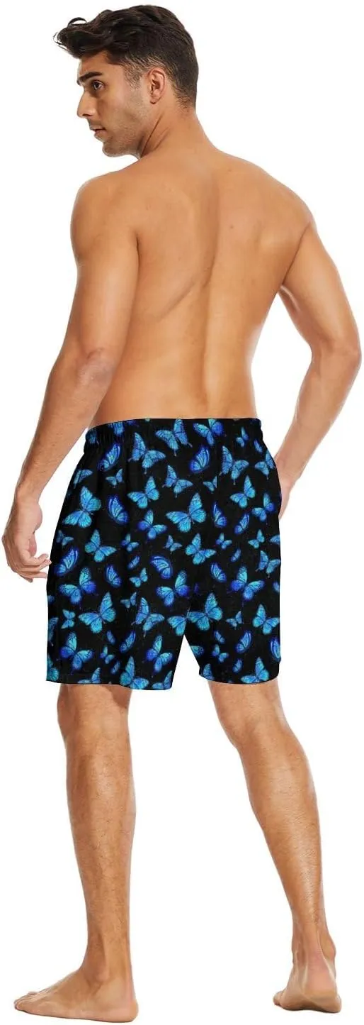 Mens Swim Trunks Swimming Trunks with Compression Liner Board Shorts 7 inch Swim Shorts Swimsuit