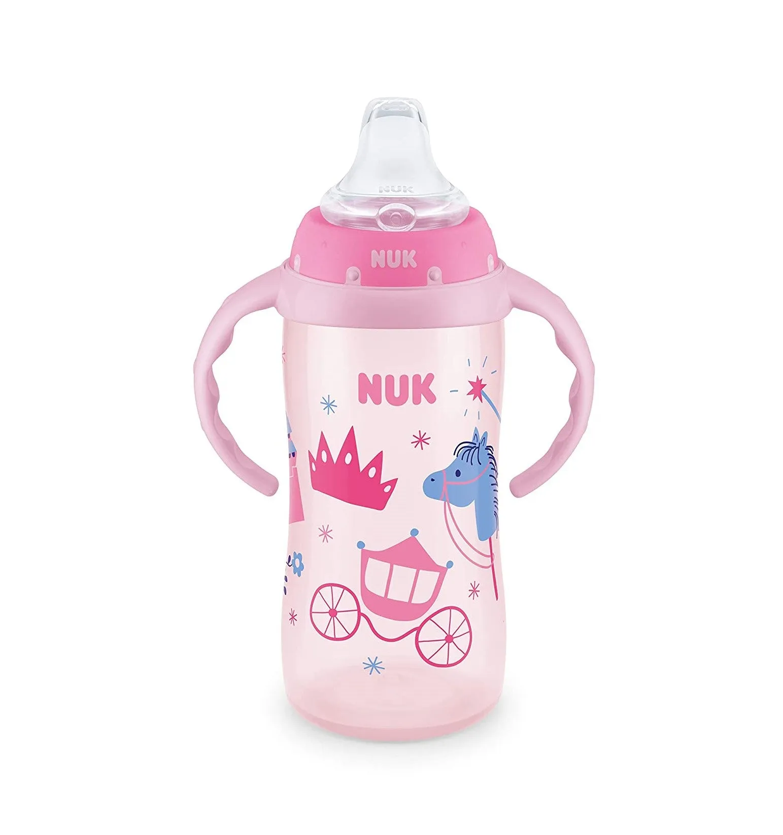 NUK Large Learner Cup, Kingdom Pink, 10oz