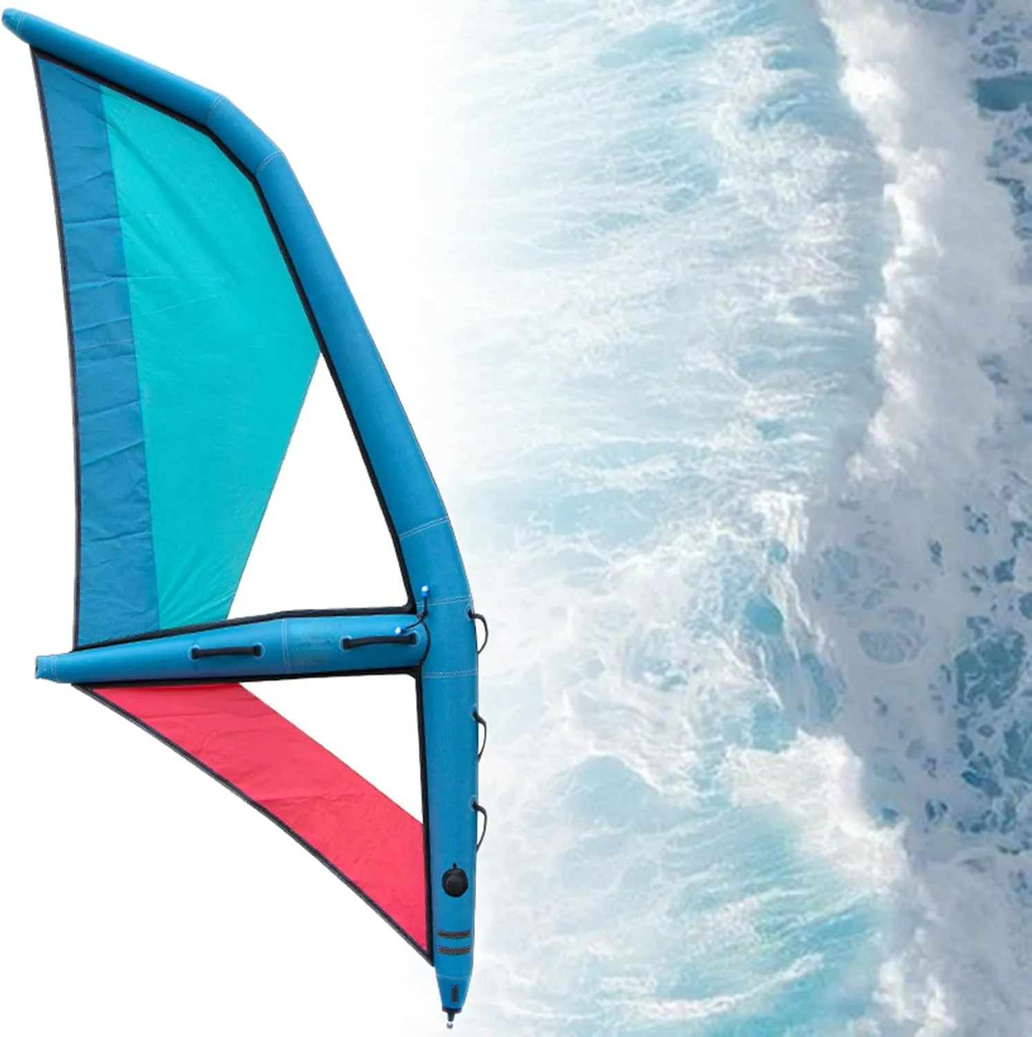 Professional Inflatable Stand Up Paddleboards Board,Wind Surfing Paddle,Water Inflatable Sail 4.35 * 1.88 m Sail Area 4.2  for Youth & Adult Including Backpack Inflatable Pump