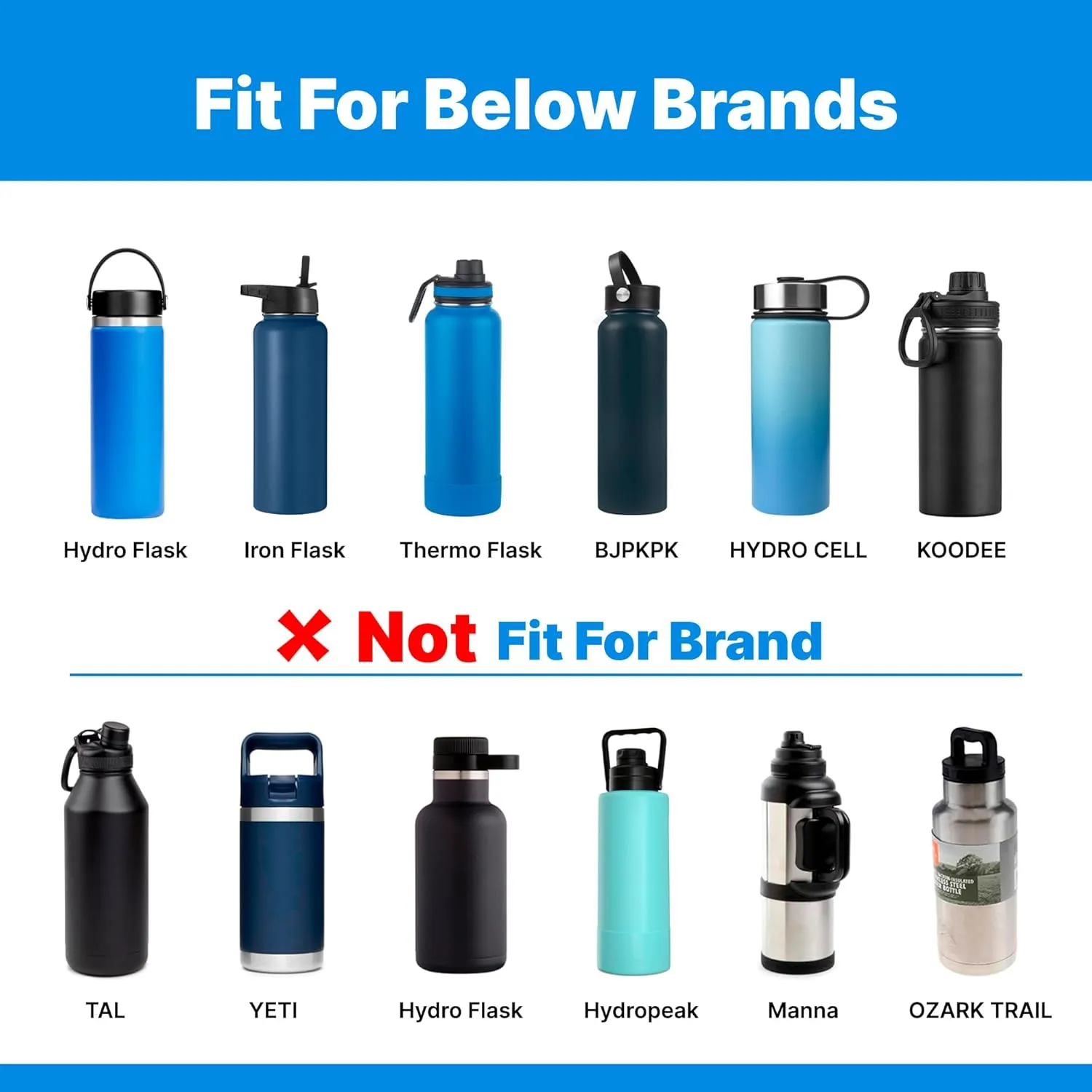 Straw Lid for Hydroflask, Lids with Straw for Hydro Flask 12 16 18 20 32 40 64oz Wide Mouth Water Bottles, Replacement Cap Lid for Hydroflask, BPA Free