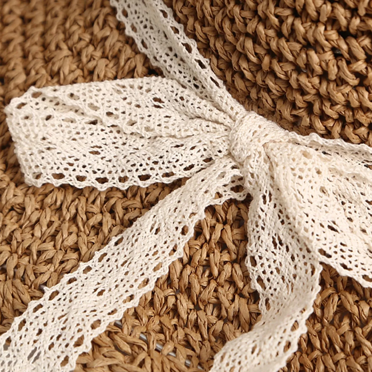 Summer Beach Sun Straw Hats for Women Wide Brim Packable Travel Bucket Hats UPF 50 