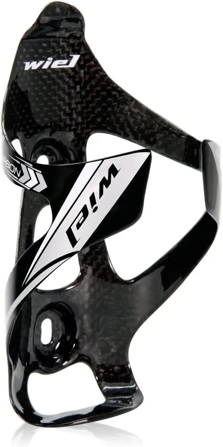 Wiel Full Carbon Fiber Bicycle Bike Light Drink Water Bottle Cage Holder